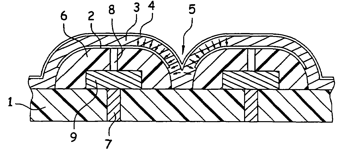 Photoelectric detection device and method for its production