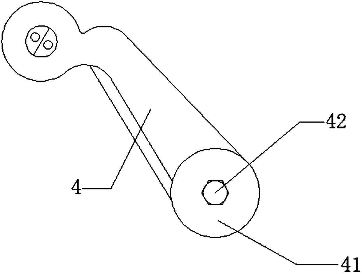 Thread take-up crank for sewing machine