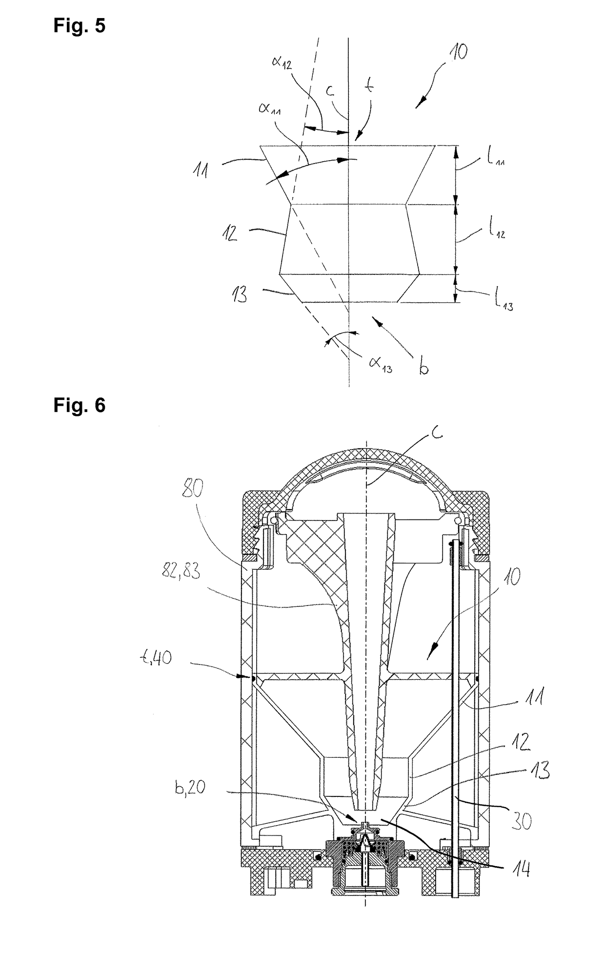 Powder chamber for an air-polishing device and air-polishing device