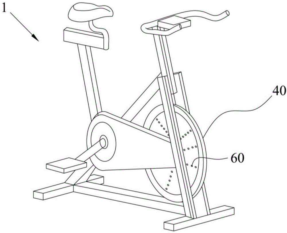 Battery-free rotational speed indication device