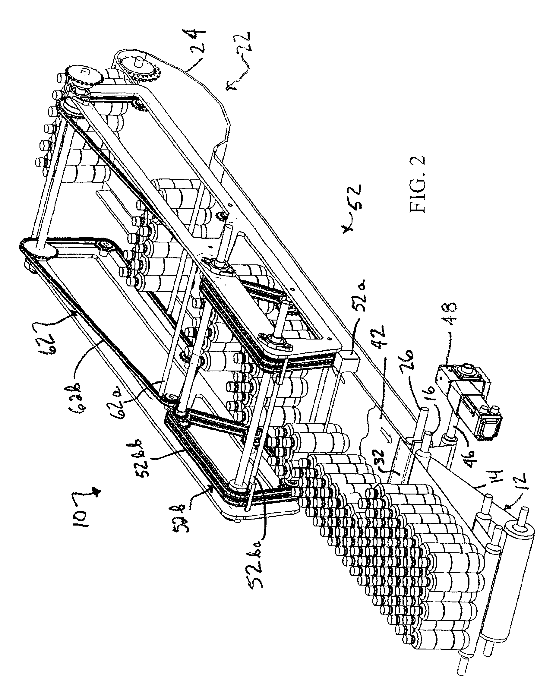 Retractable transfer device metering apparatus and methods