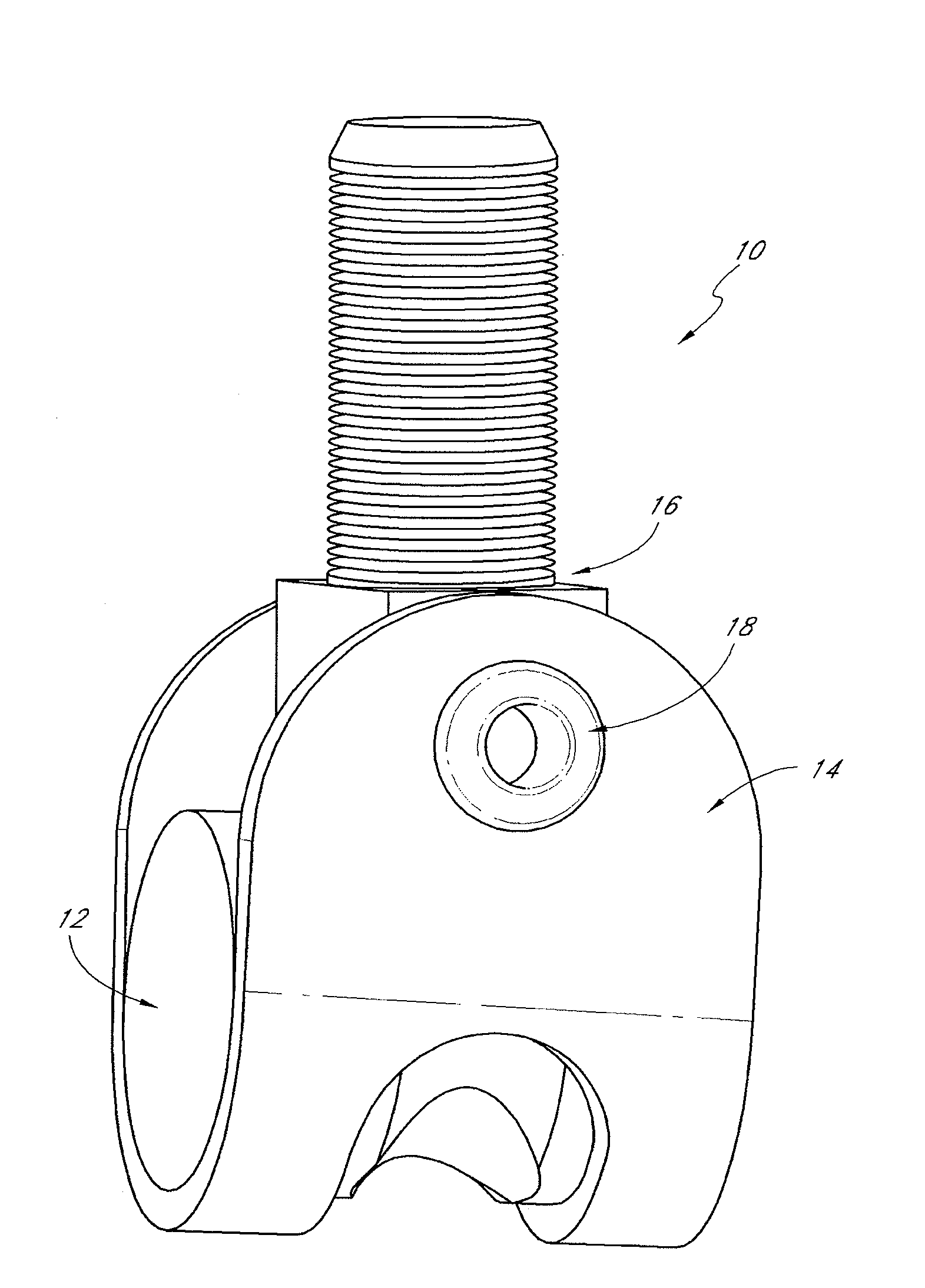 Swivel attachment and branch line restraint