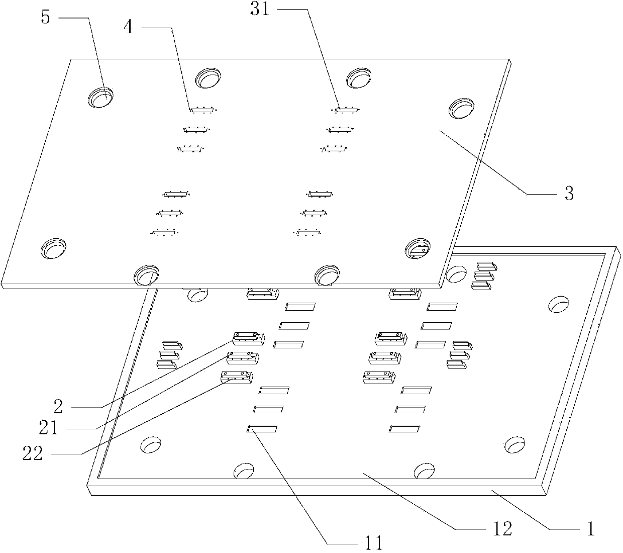 Manufacturing process for lateral plate of electric cabinet