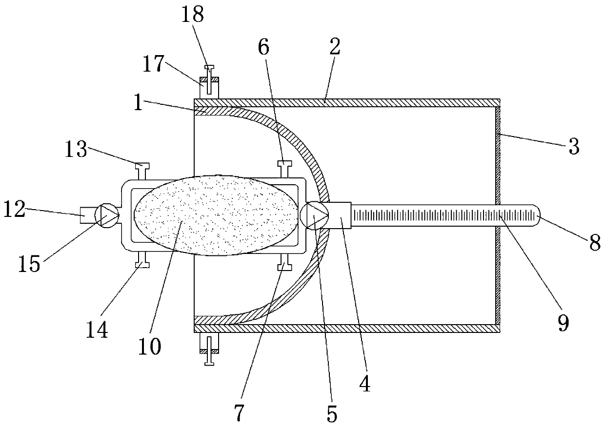 Integrated acetic acid enemator