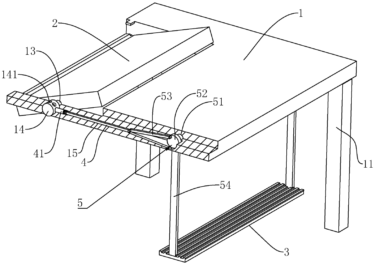 Adjustable office table