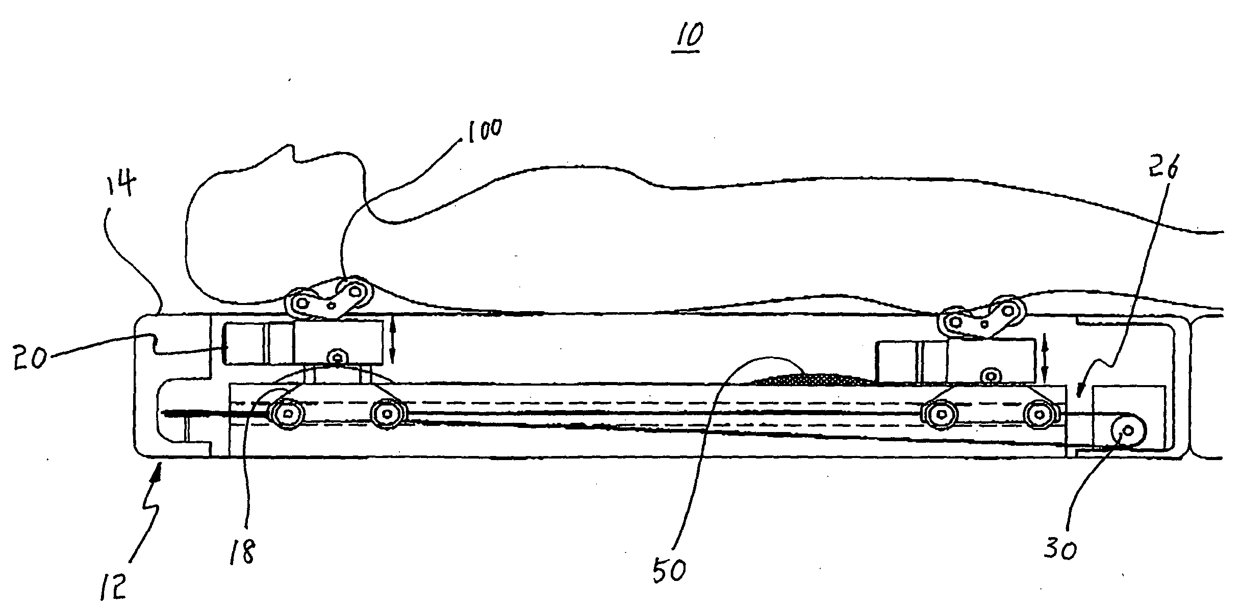 Lie-down massager