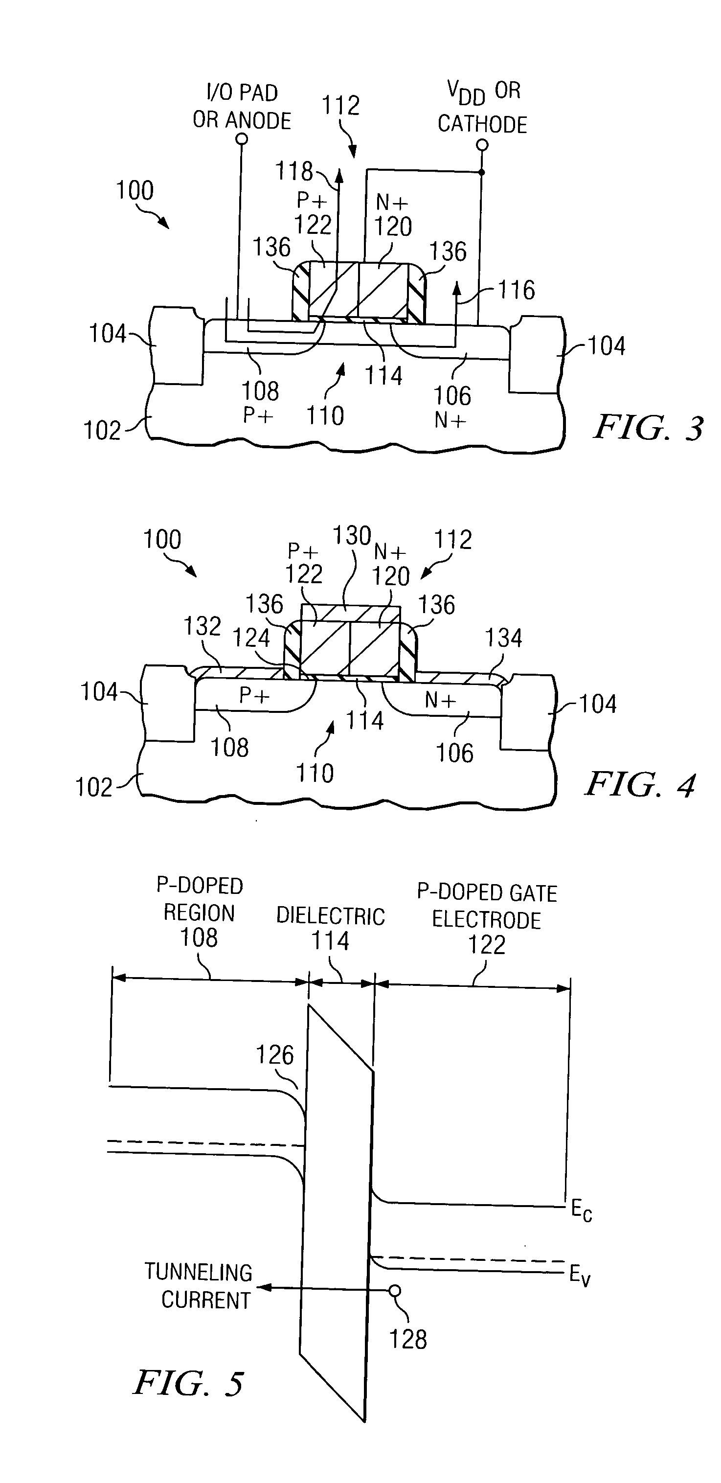 Semiconductor diode with reduced leakage