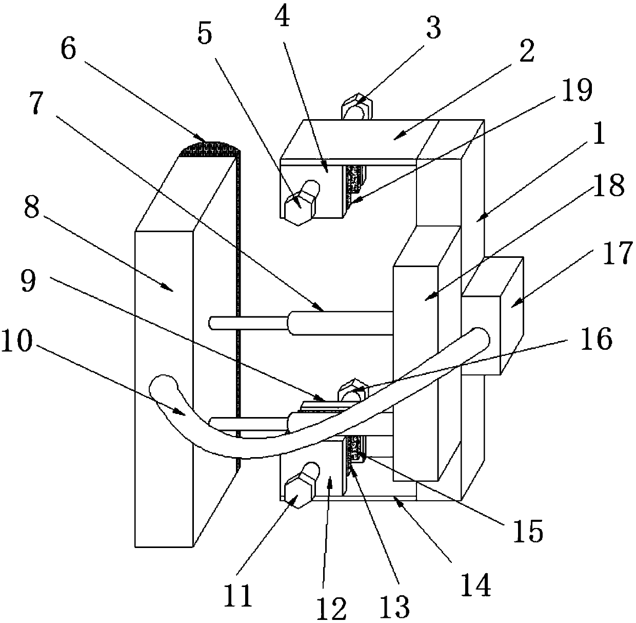 Dust removing device for computer