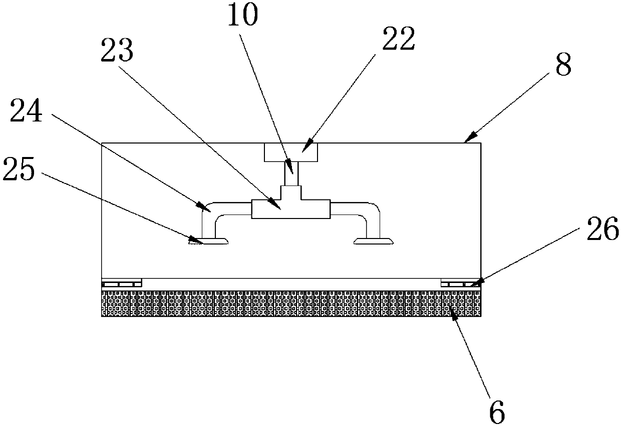 Dust removing device for computer