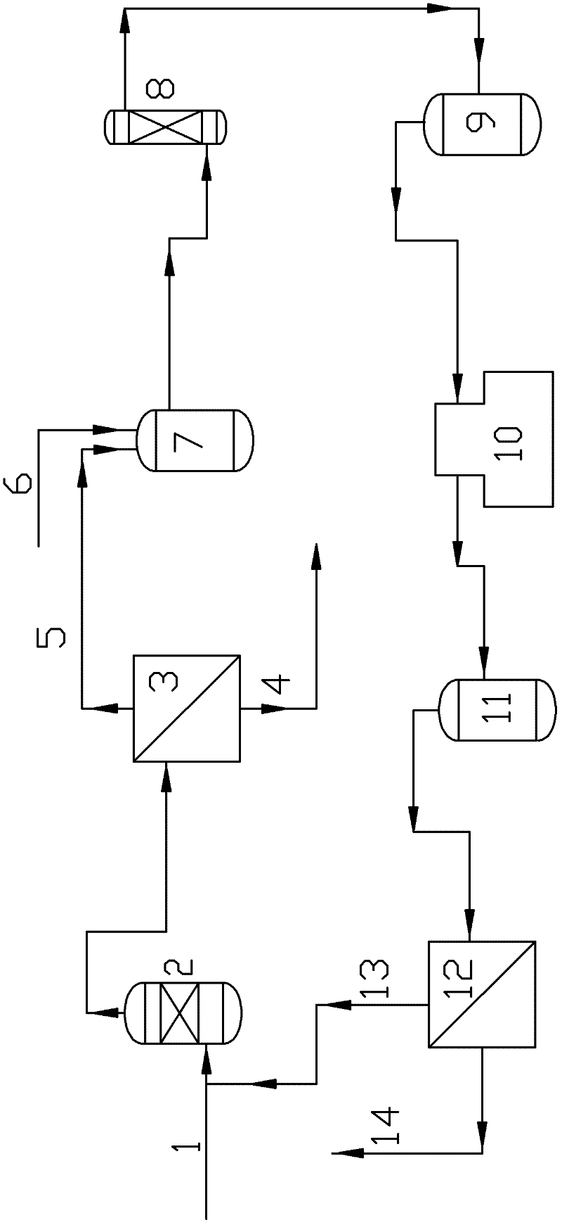 Tail gas recovery method of tetrafluoroethylene production and its membrane module