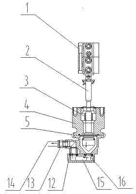 Backwash filling valve device for filling machine