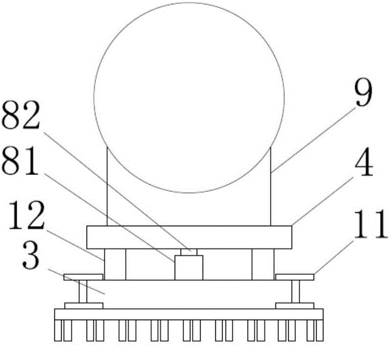 Lengthy cargo connected rear trolley autotracking steering system