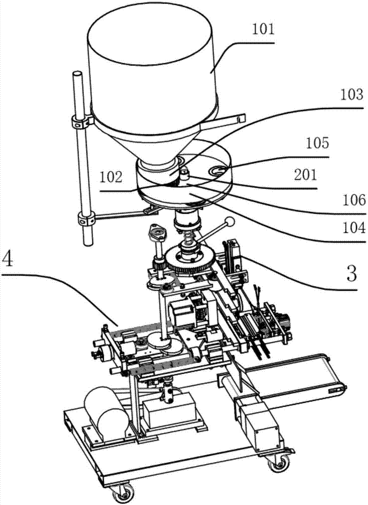 Sealing mechanism applied to particle packer