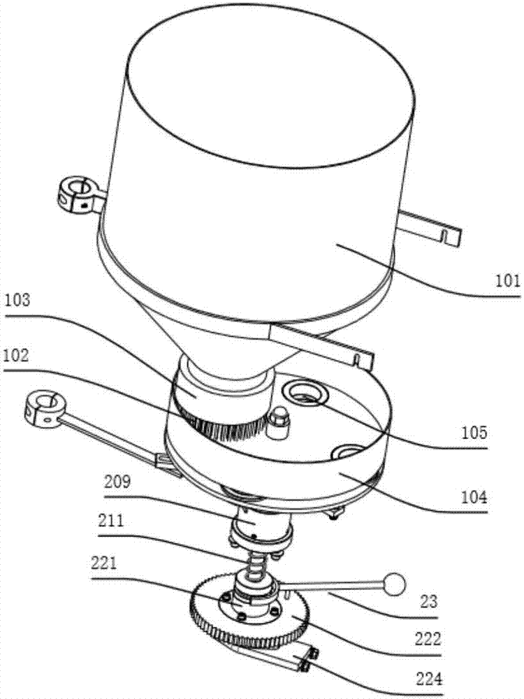 Sealing mechanism applied to particle packer