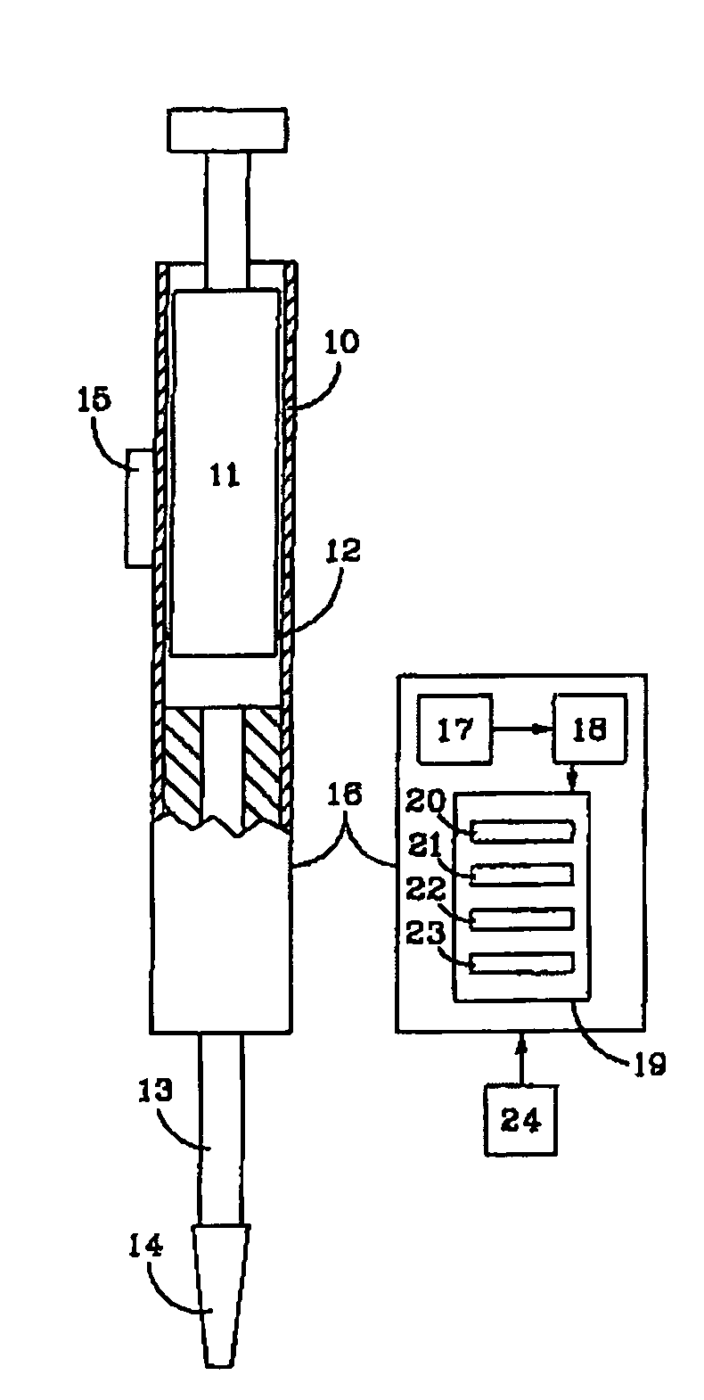 Pipette verification device and pipette