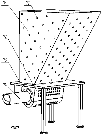 Coal mine hydraulic slag discharge drilling coal slag separation and conveying device