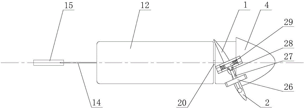 Folding type blade wind power generation device