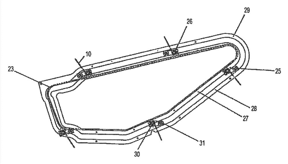 Method and device for producing waffle sandwich blocks