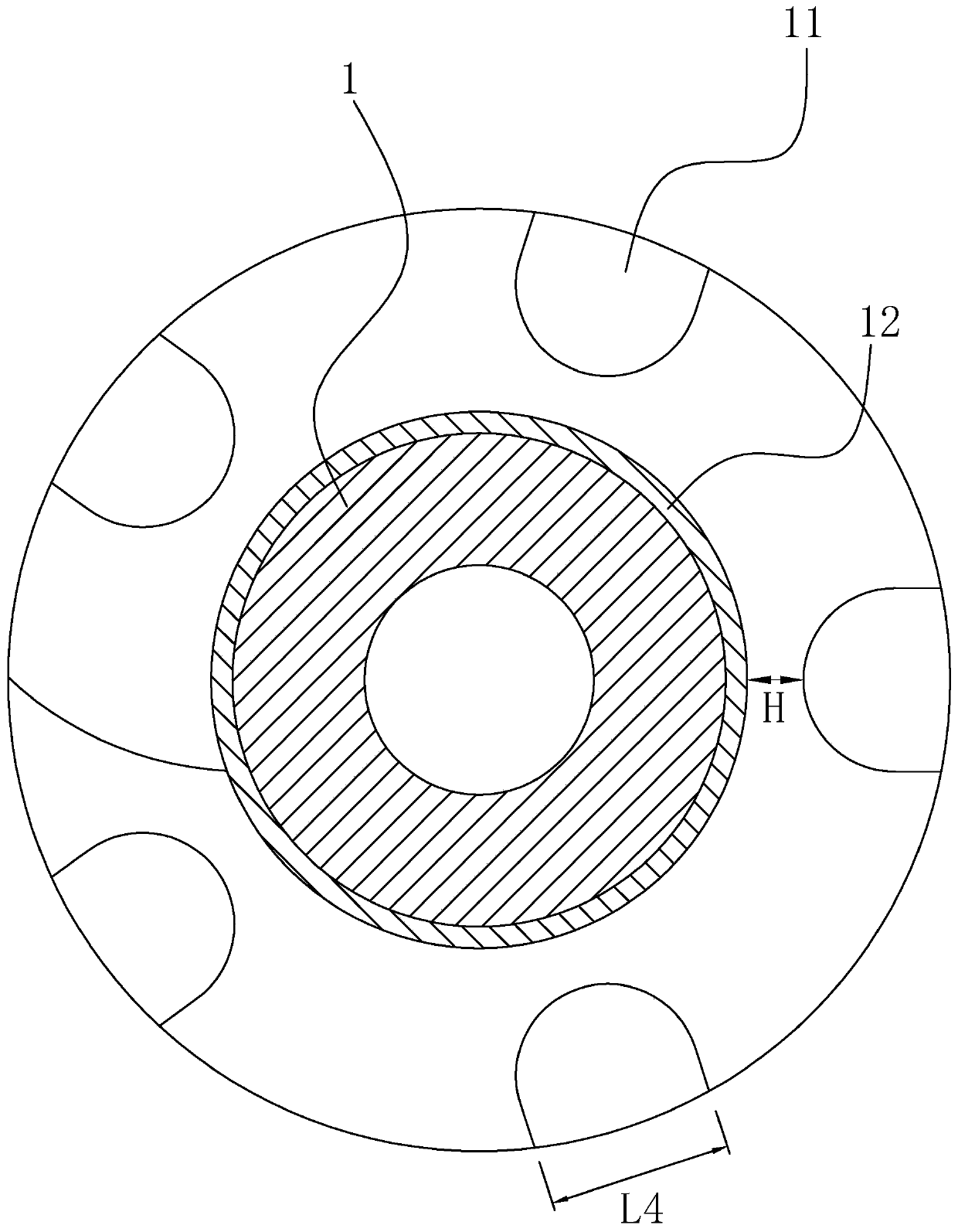 Cone-shaped screw