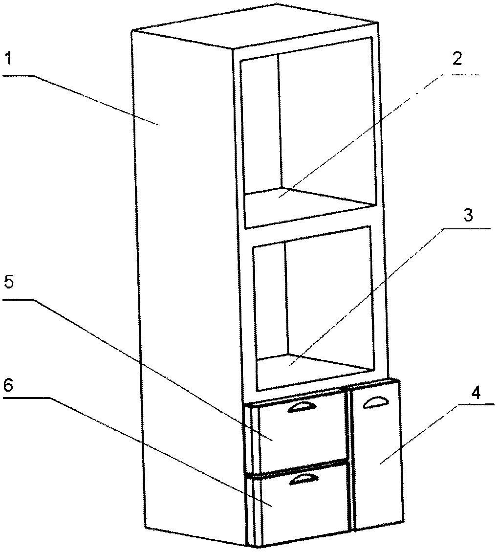 Refrigerator disinfection cabinet all-in-one machine and manufacturing method thereof