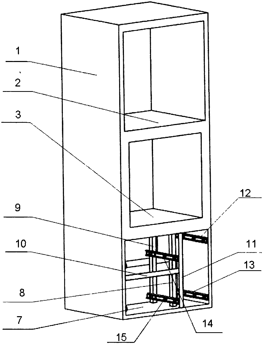 Refrigerator disinfection cabinet all-in-one machine and manufacturing method thereof