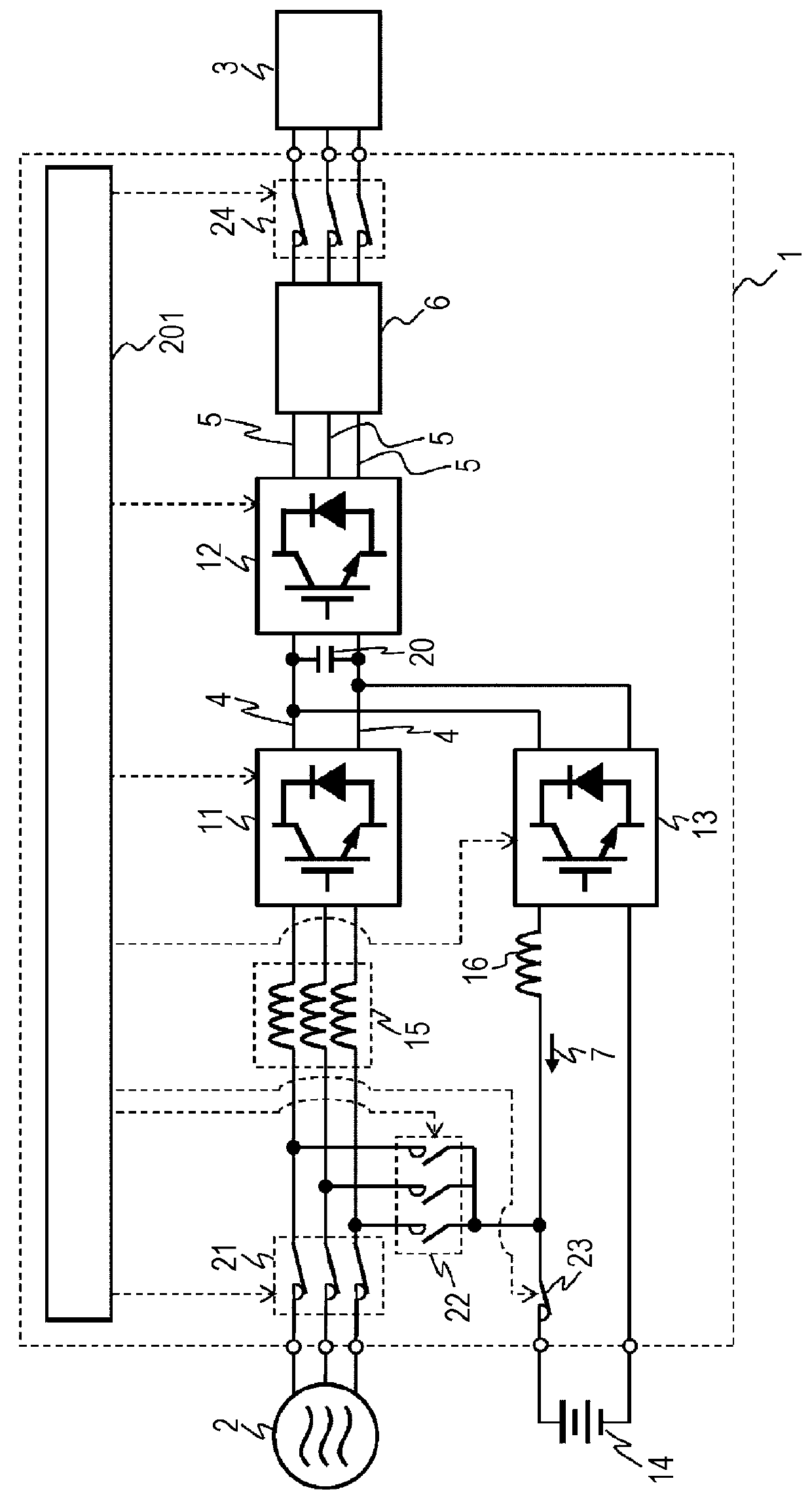 Uninterruptible power-supply system