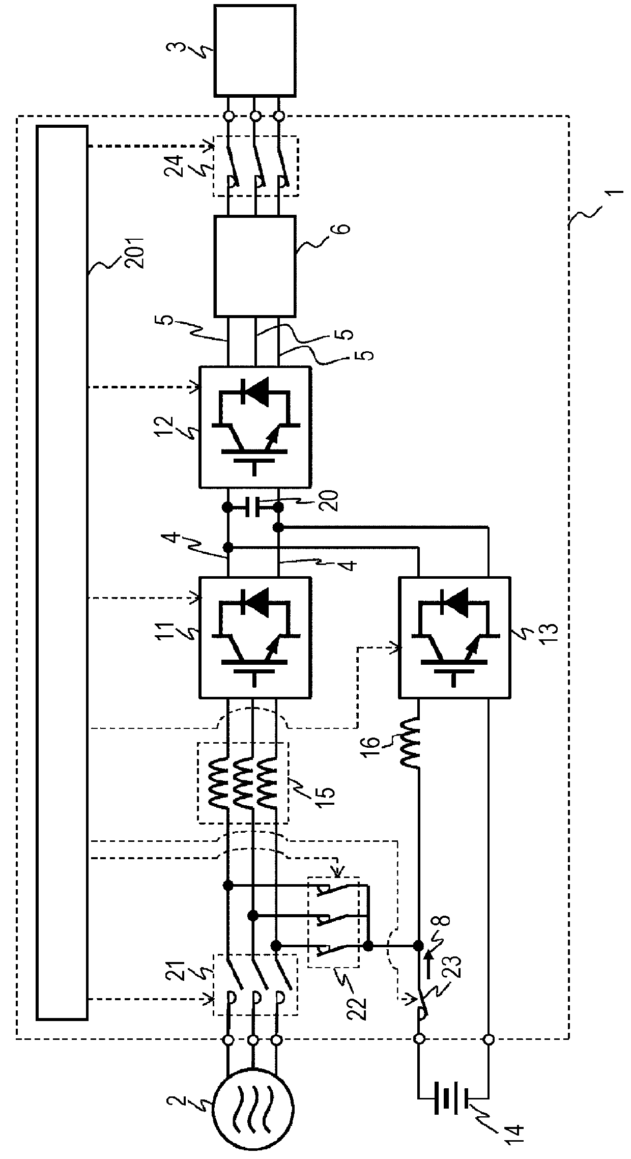 Uninterruptible power-supply system