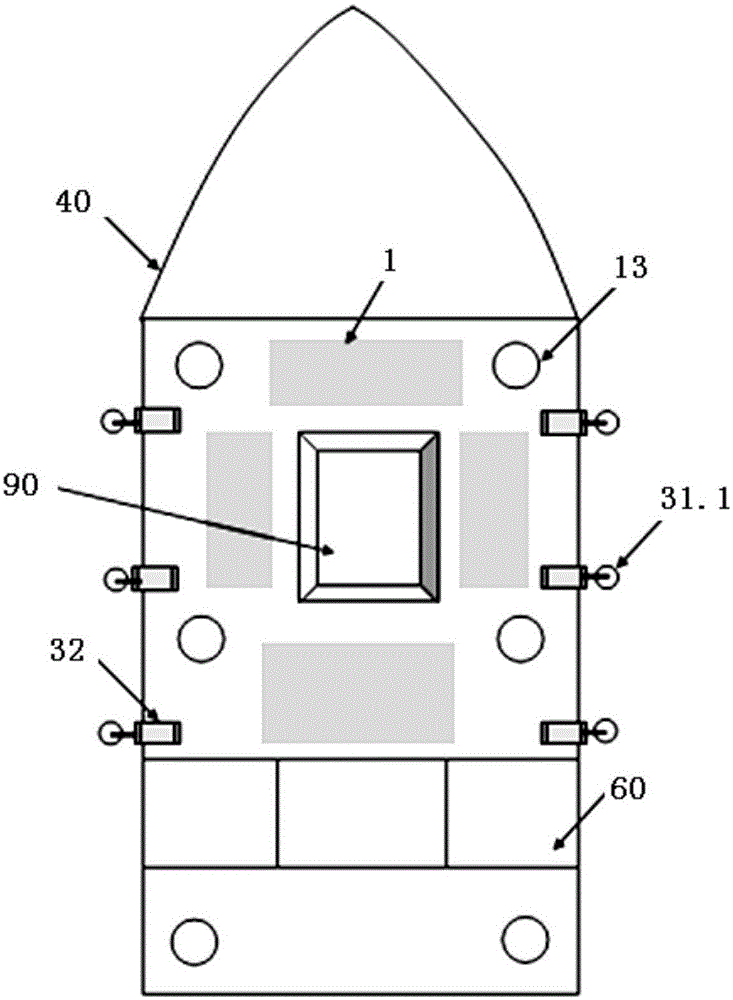 Wind power, photovoltaic power, stored energy and wave energy comprehensive utilization power generation device for ship