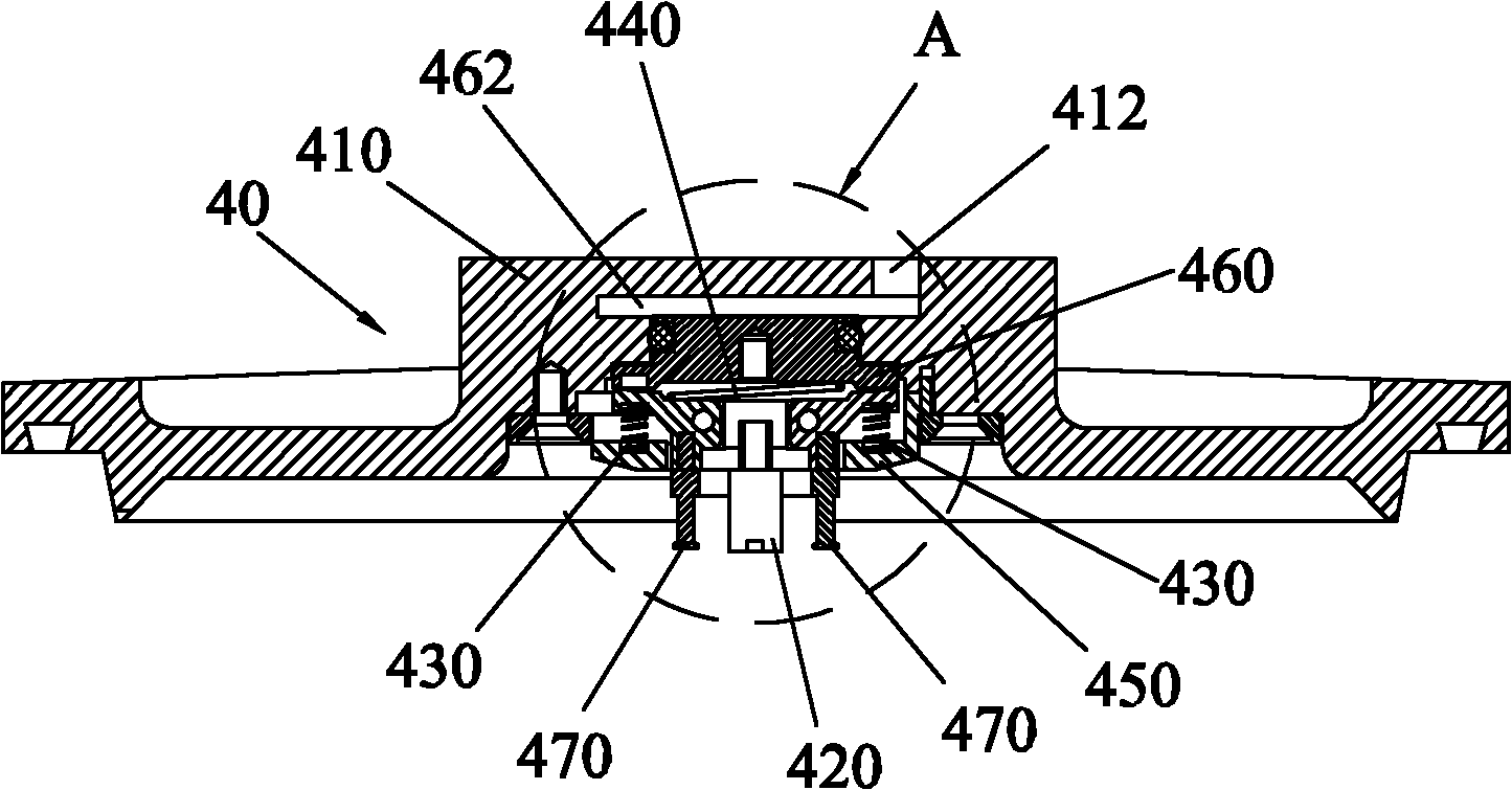 Disk grabbing device