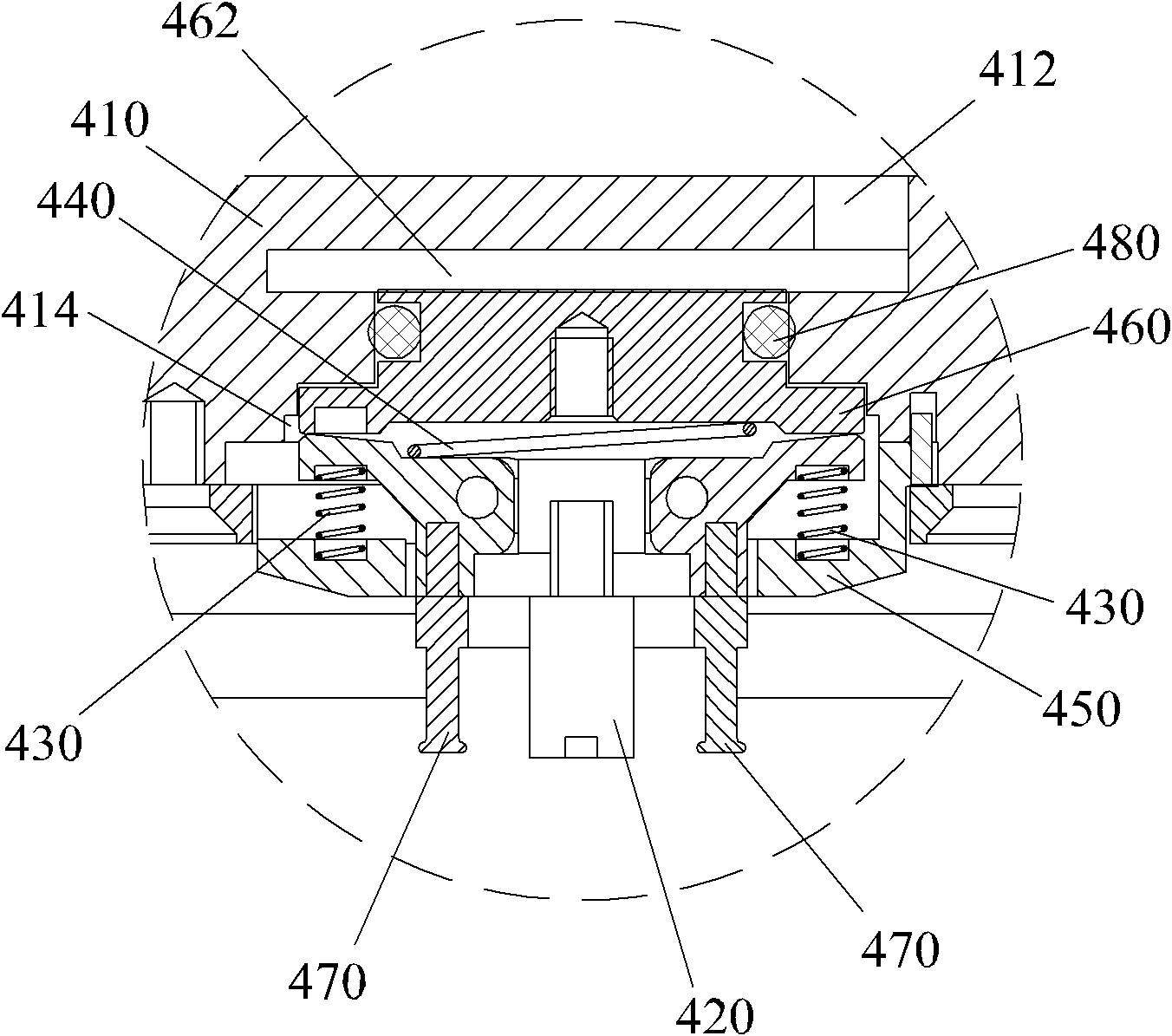 Disk grabbing device