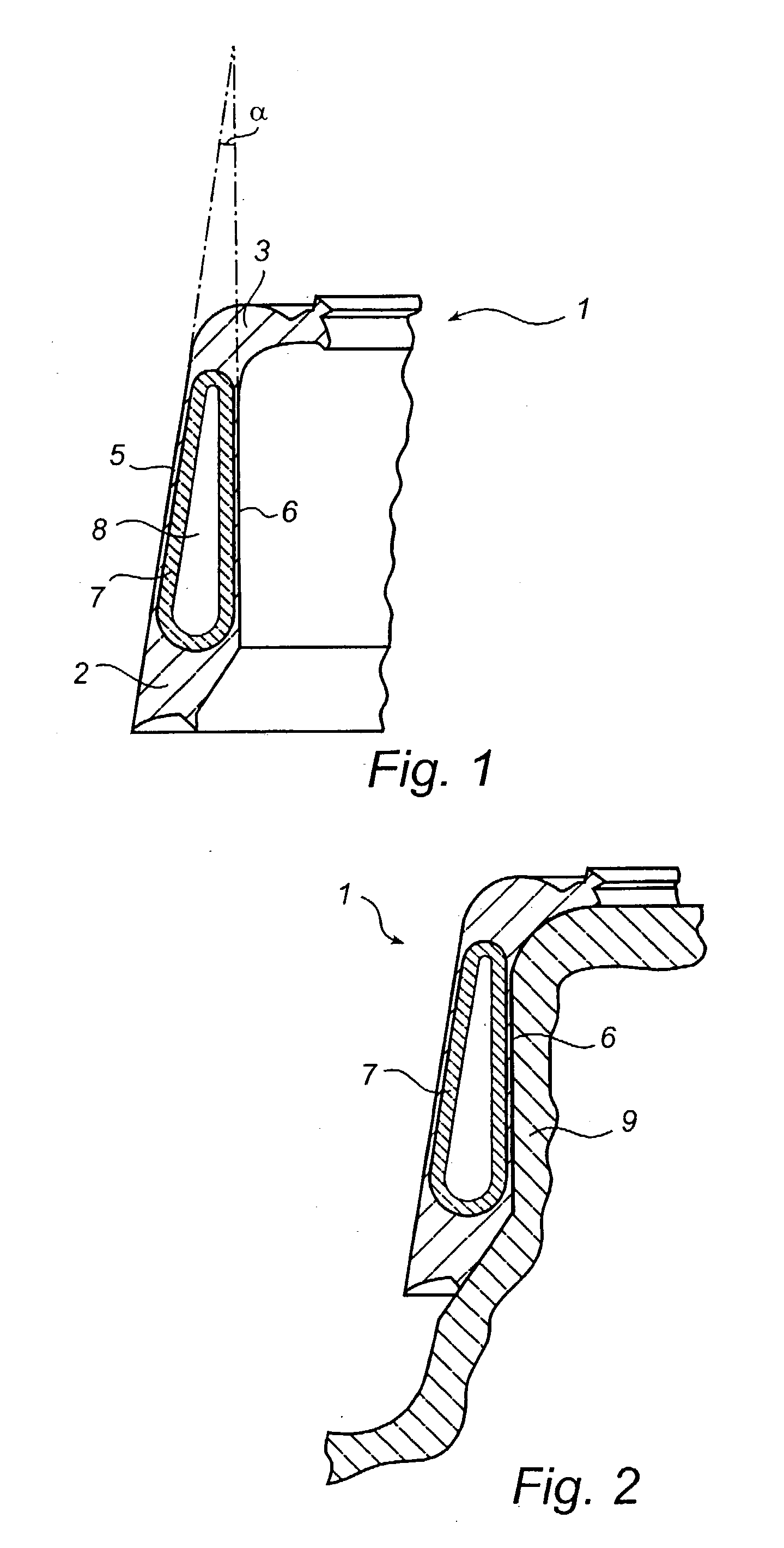 Sealing ring for connecting two especially insertable concrete components