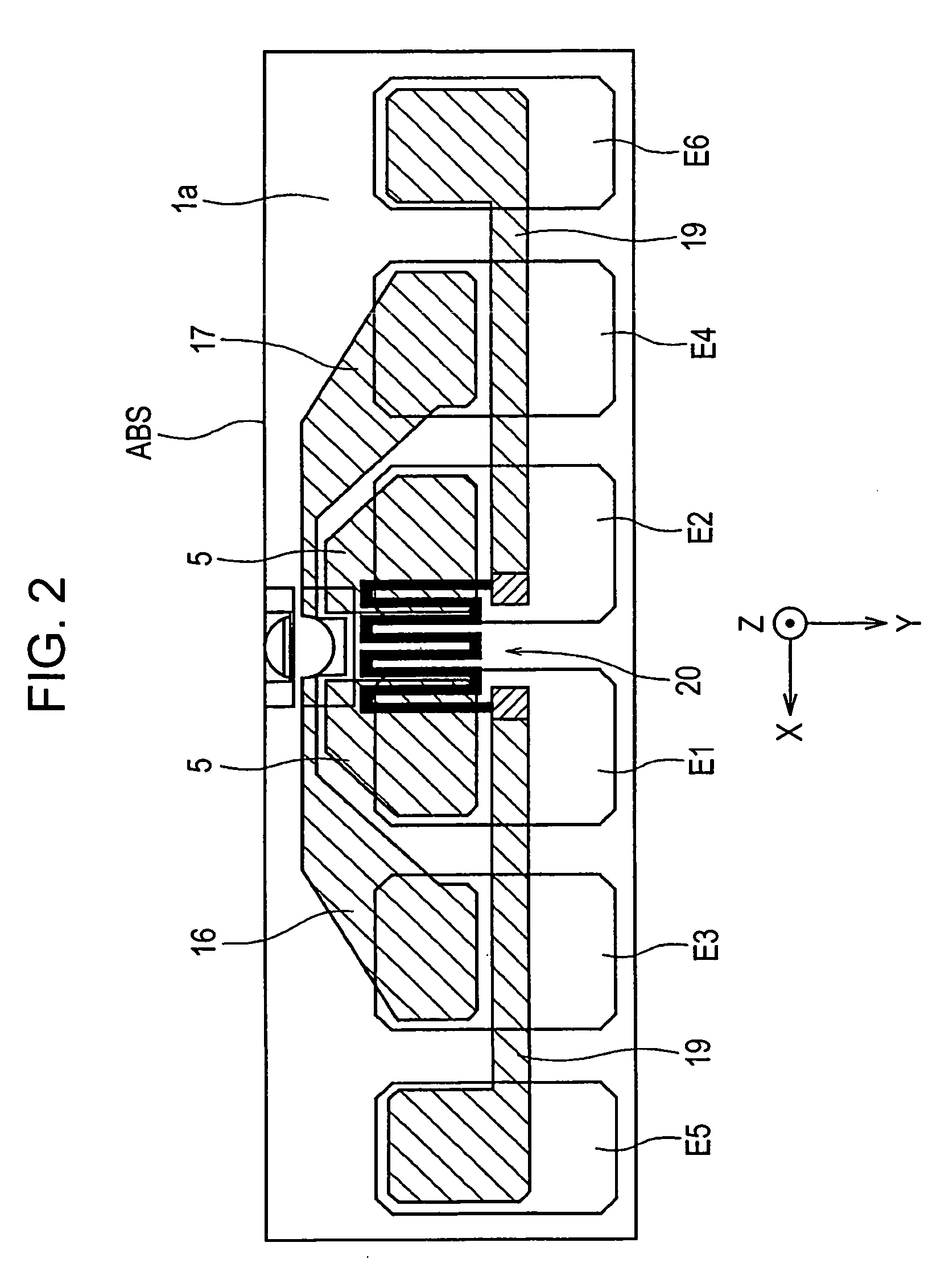 Thin film magnetic head having heating element