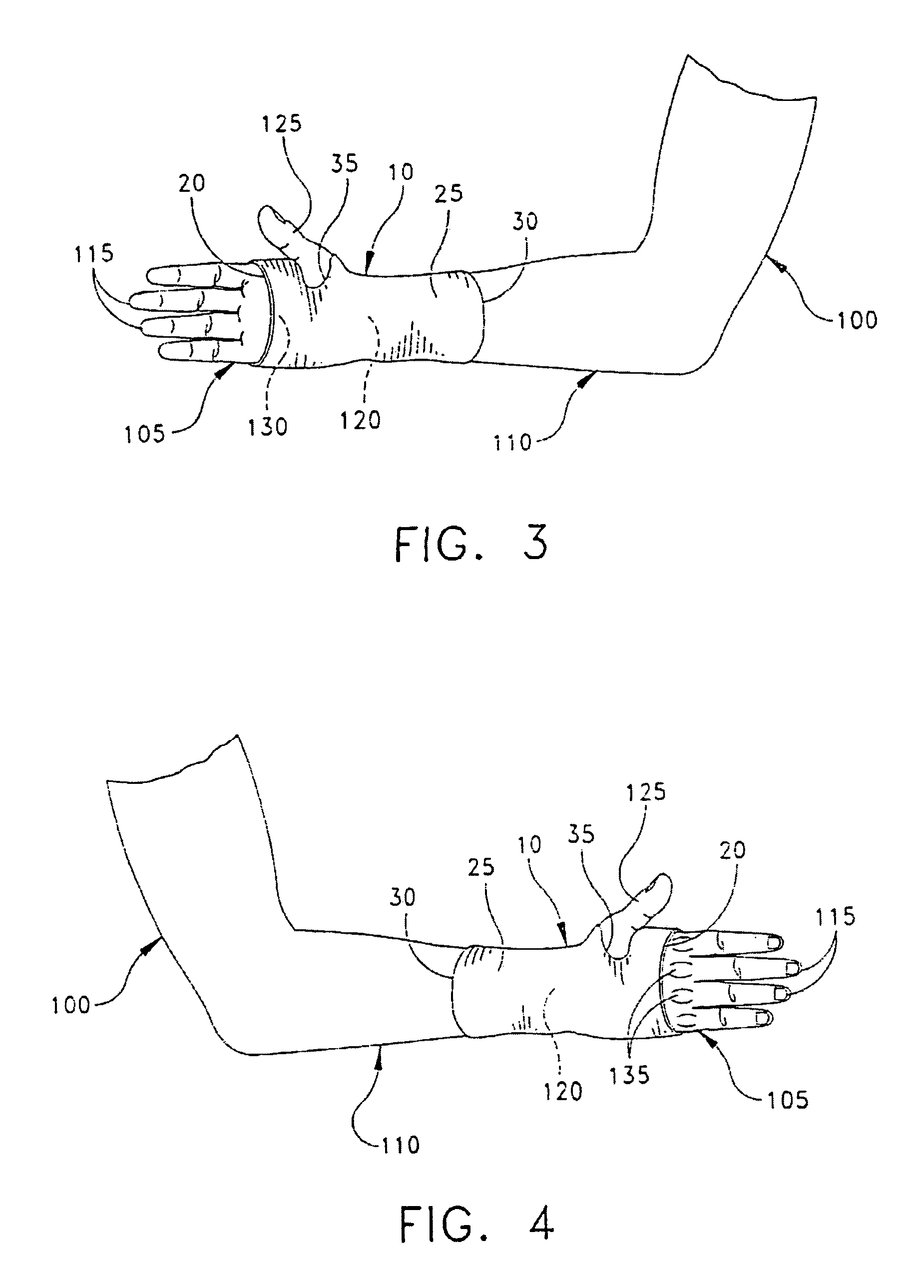 Article of thermal clothing for covering the underlying area at the gap between a coat sleeve and a glove