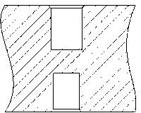 Integrated positioning pin hole structure