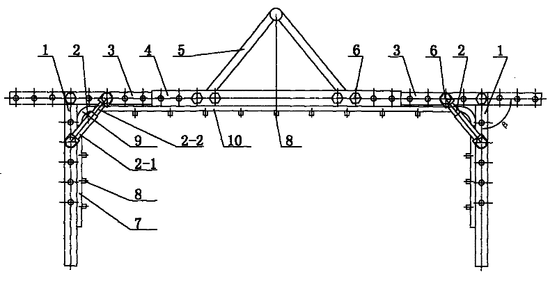 Method for replacing jet rod of spraying machine and mechanism thereof