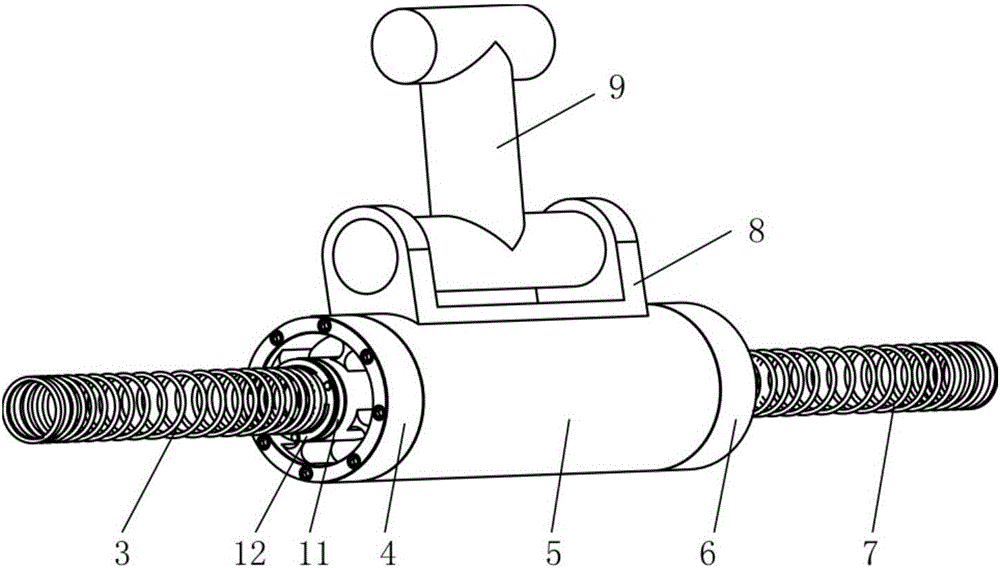 Deformable parallel three-dimensional dynamic force sensor