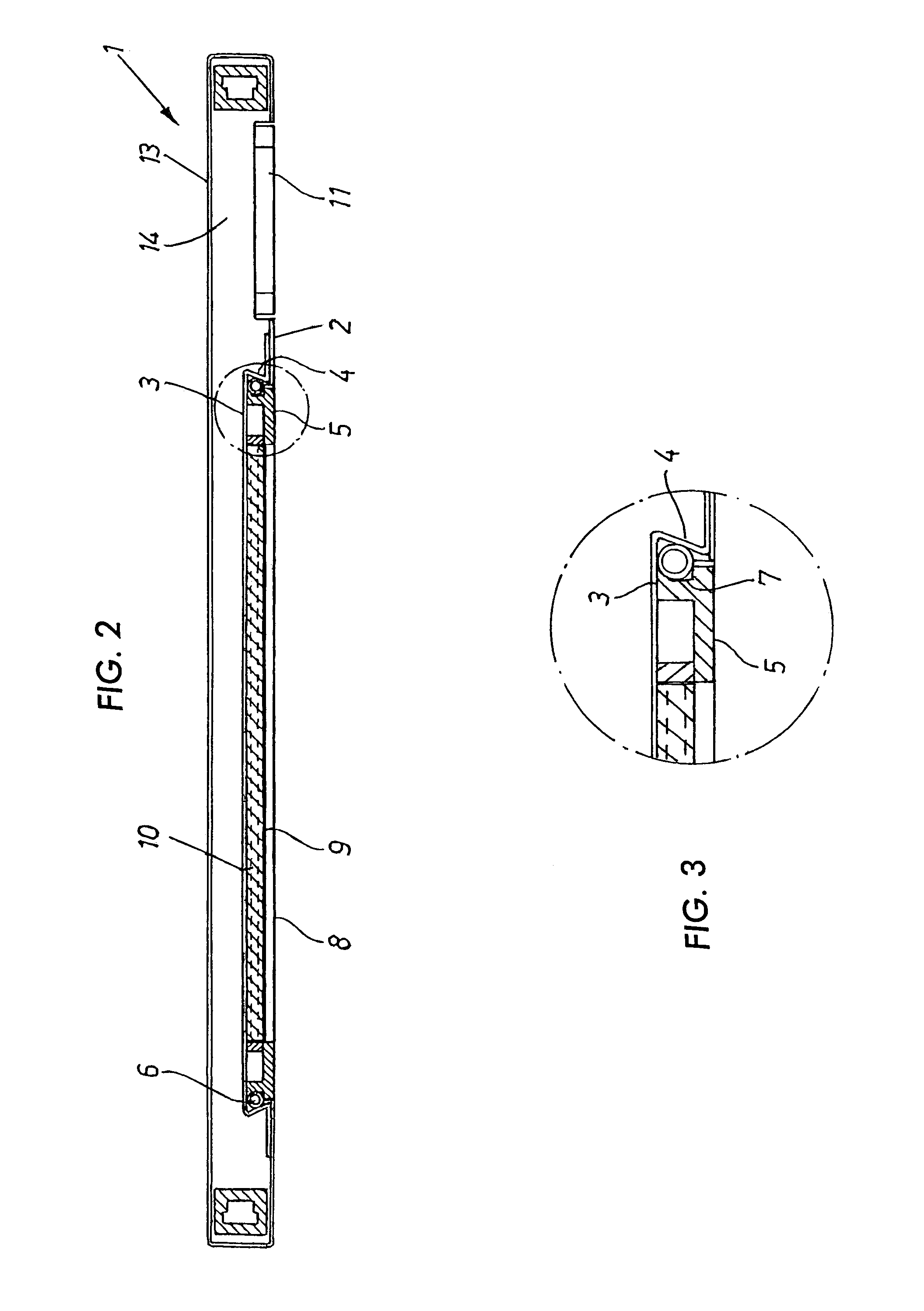 Folding table for a seat in a means of transportation