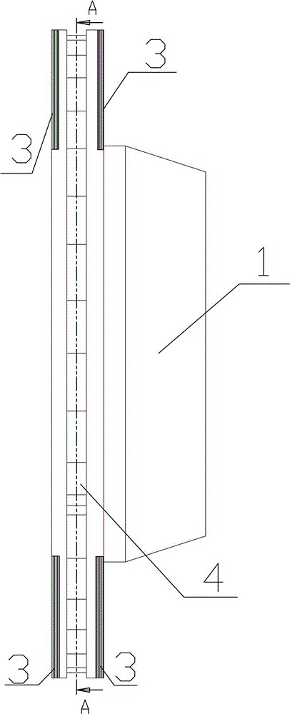 Silicon carbide foam ceramic/aluminum alloy composite material brake disc and preparation method thereof