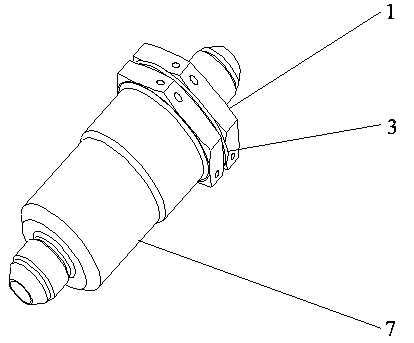 One-way valve capable of buffering fluid shocks