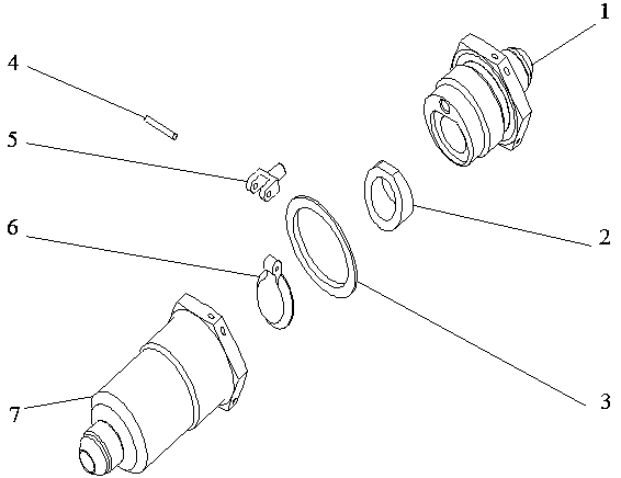 One-way valve capable of buffering fluid shocks