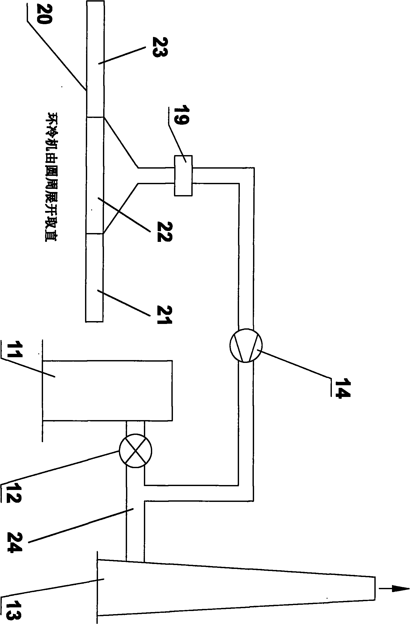 Corrosion decelerating system for wet desulphurization chimney of sintering machine