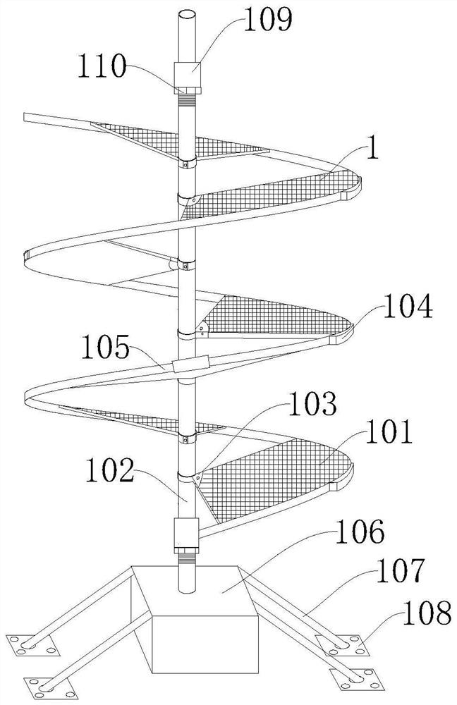 Spiral solar structure