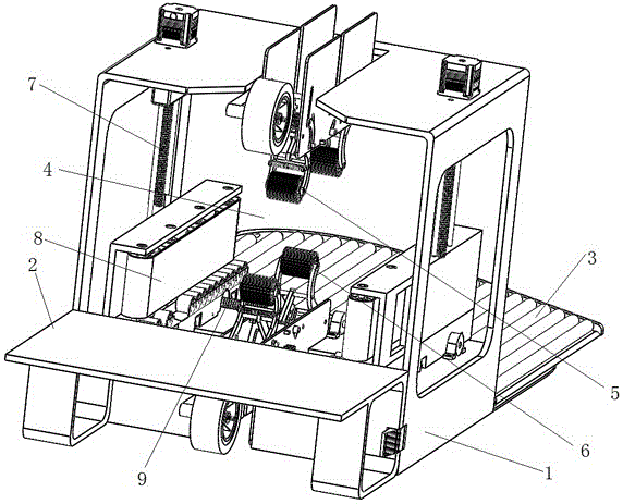 Quick automatic box sealer and box sealing method thereof