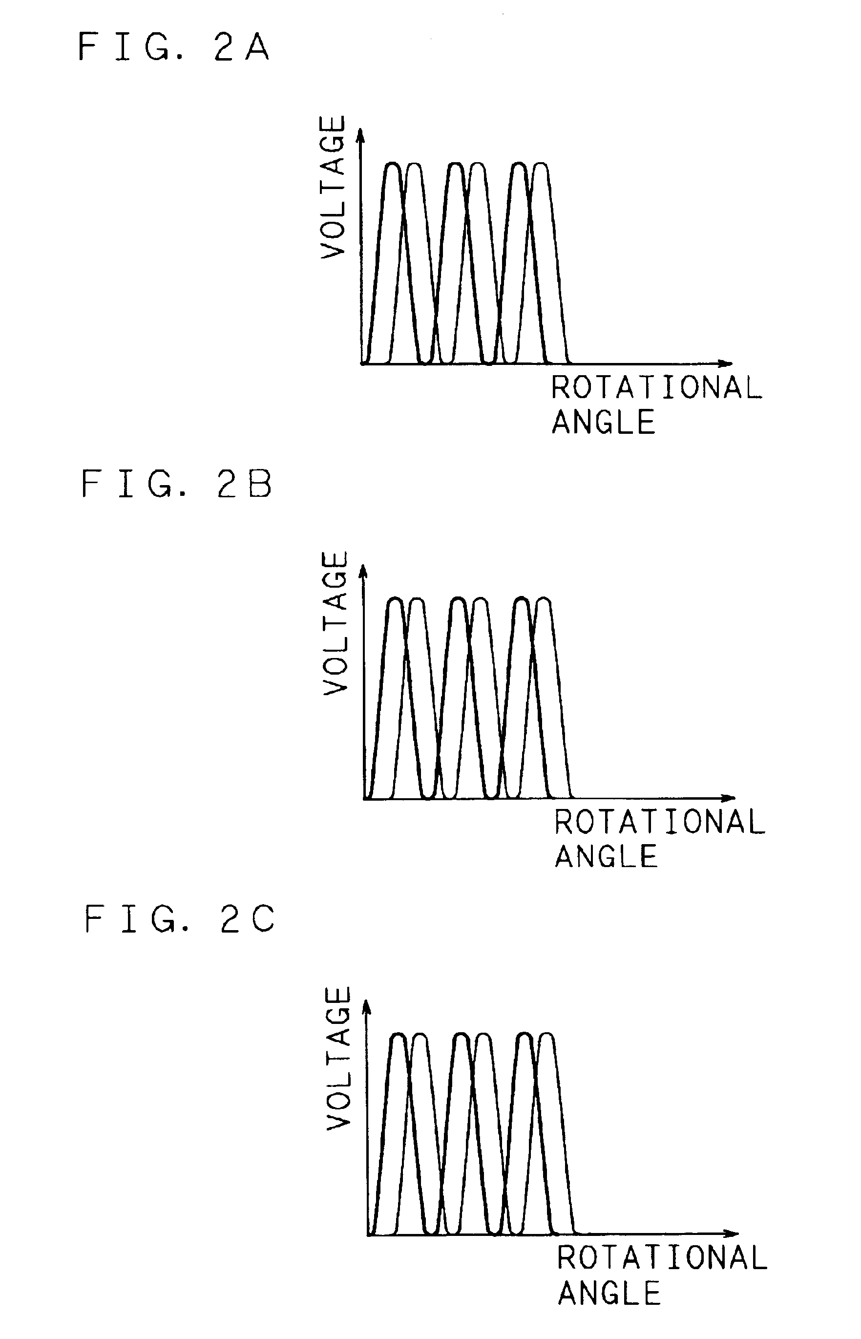 Rotational angle detecting apparatus, torque detecting apparatus and steering apparatus