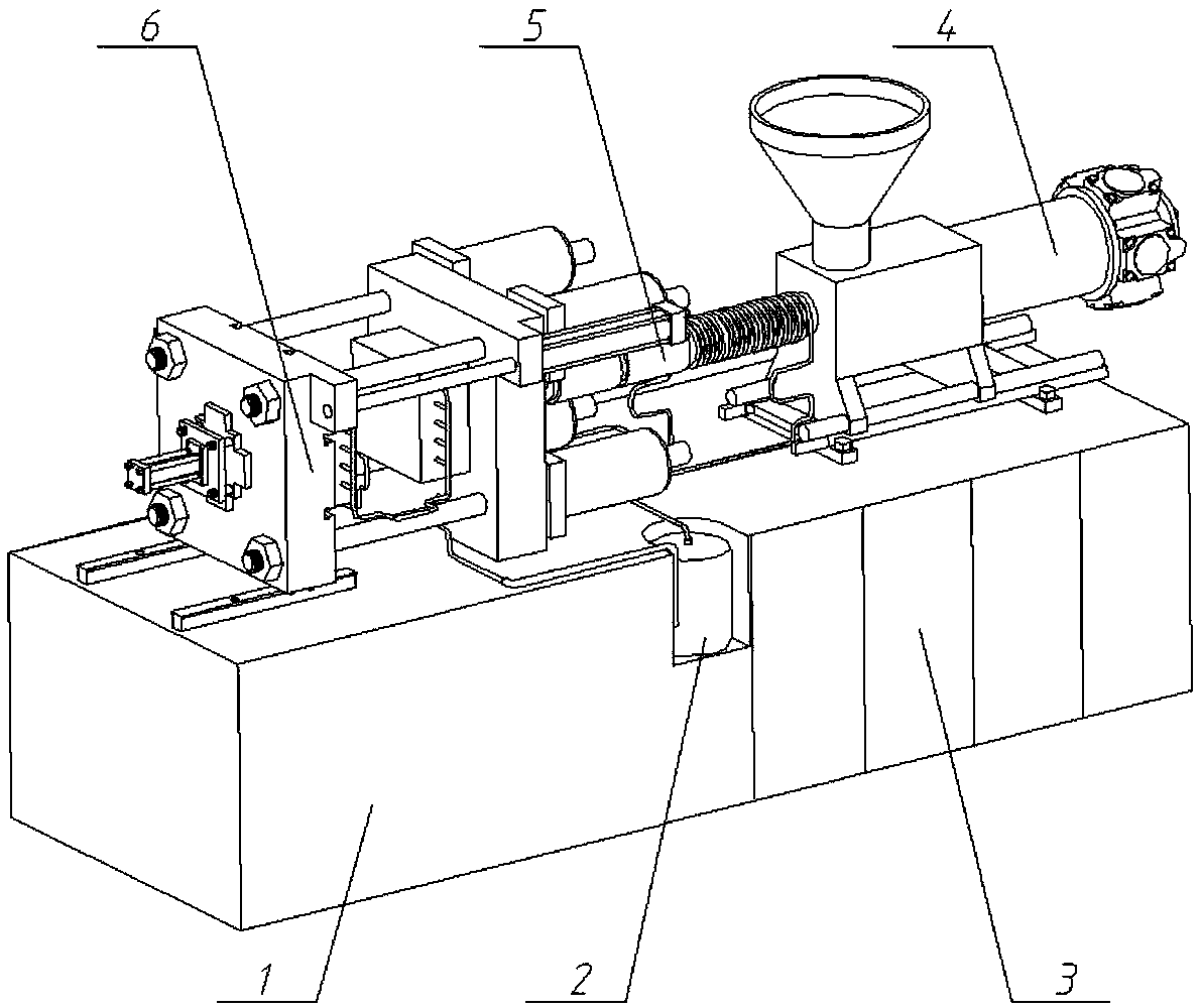 Thermal cycle energy-saving injection molding machine