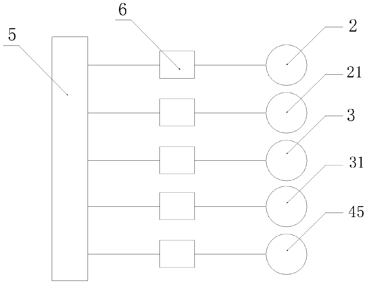 OCA (optically clear adhesive) optical membrane separation device