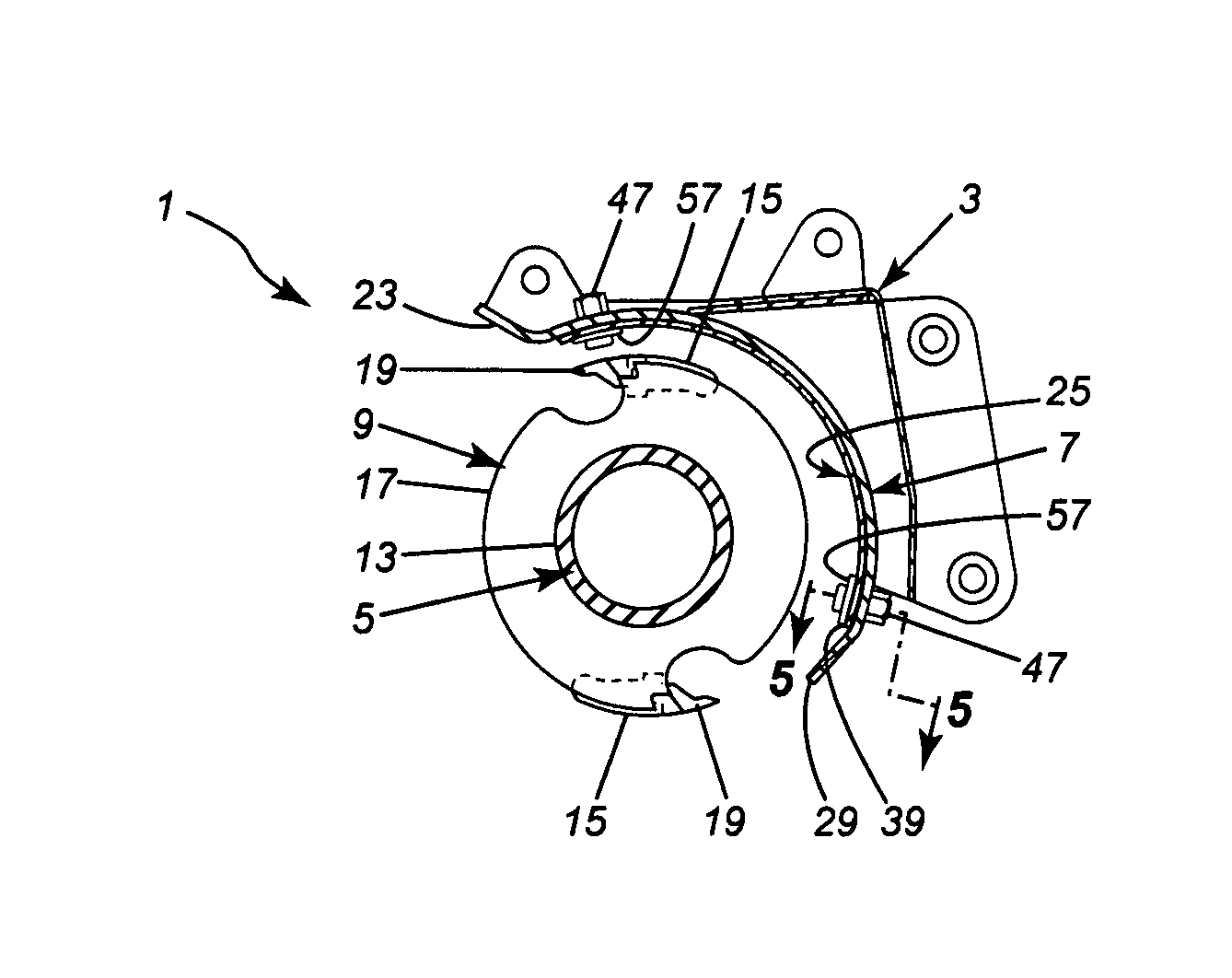 Wear liner for a brush cutter