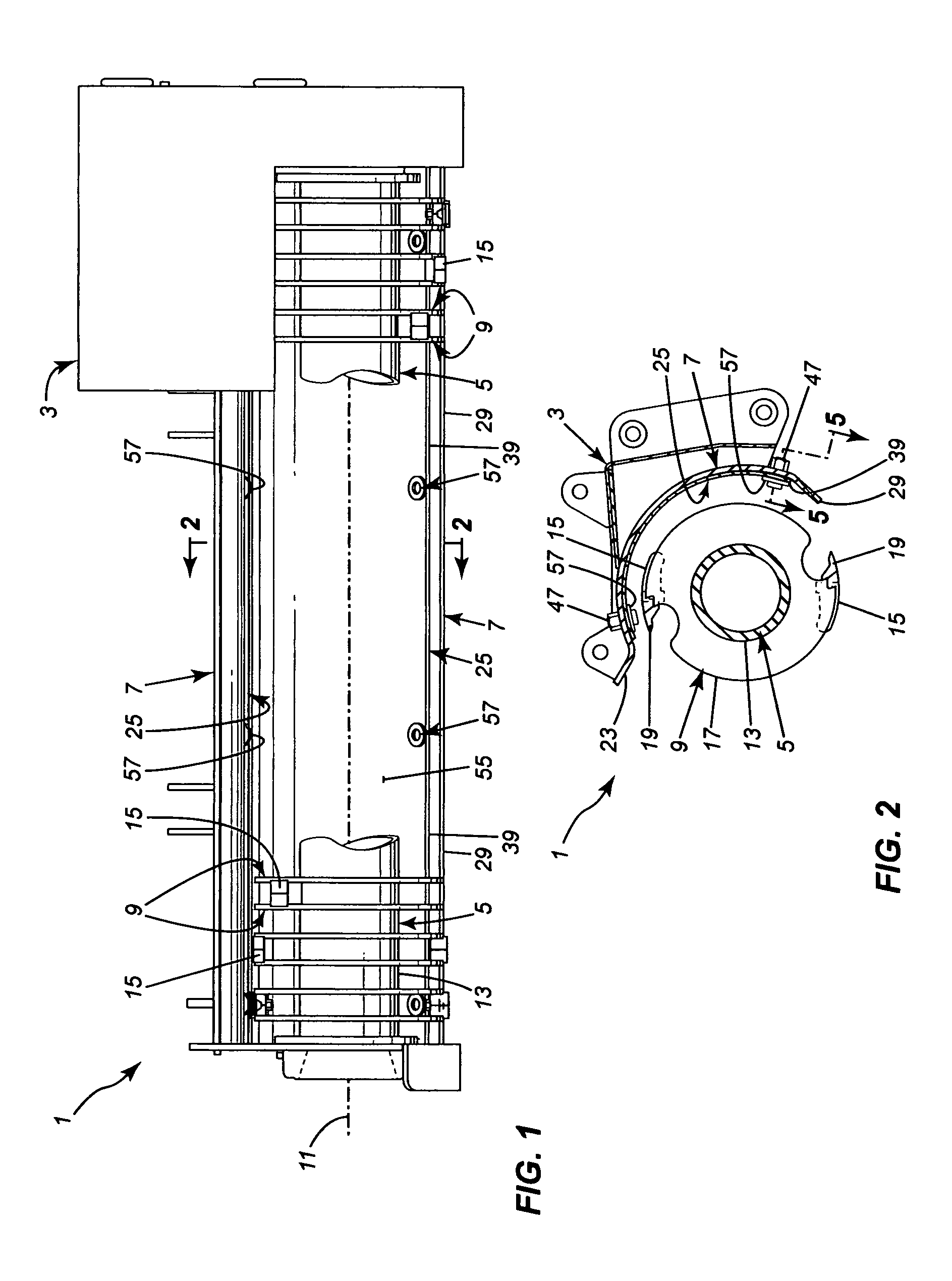 Wear liner for a brush cutter