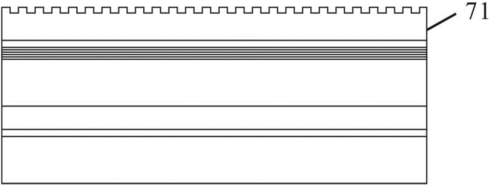 Broadband efficient GaN-based LED chip based on surface plasma effect and preparation method thereof