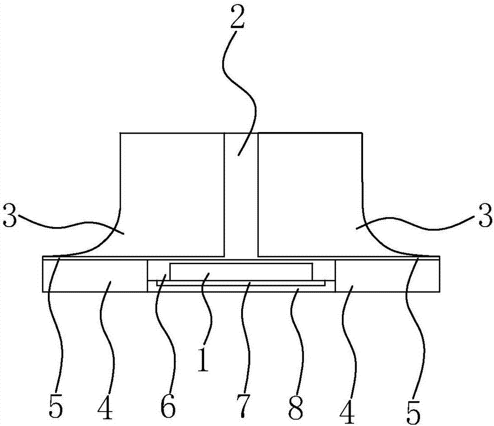 RGBW color-mixing light-guide column